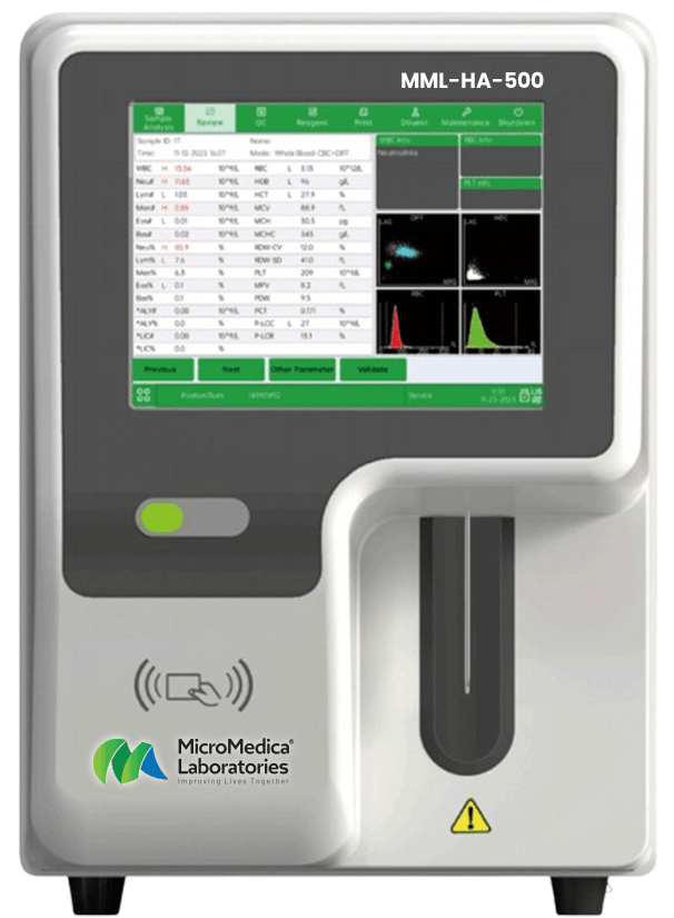 Micro Medica 5 Part Hematology Analyzer - Global Surgicals