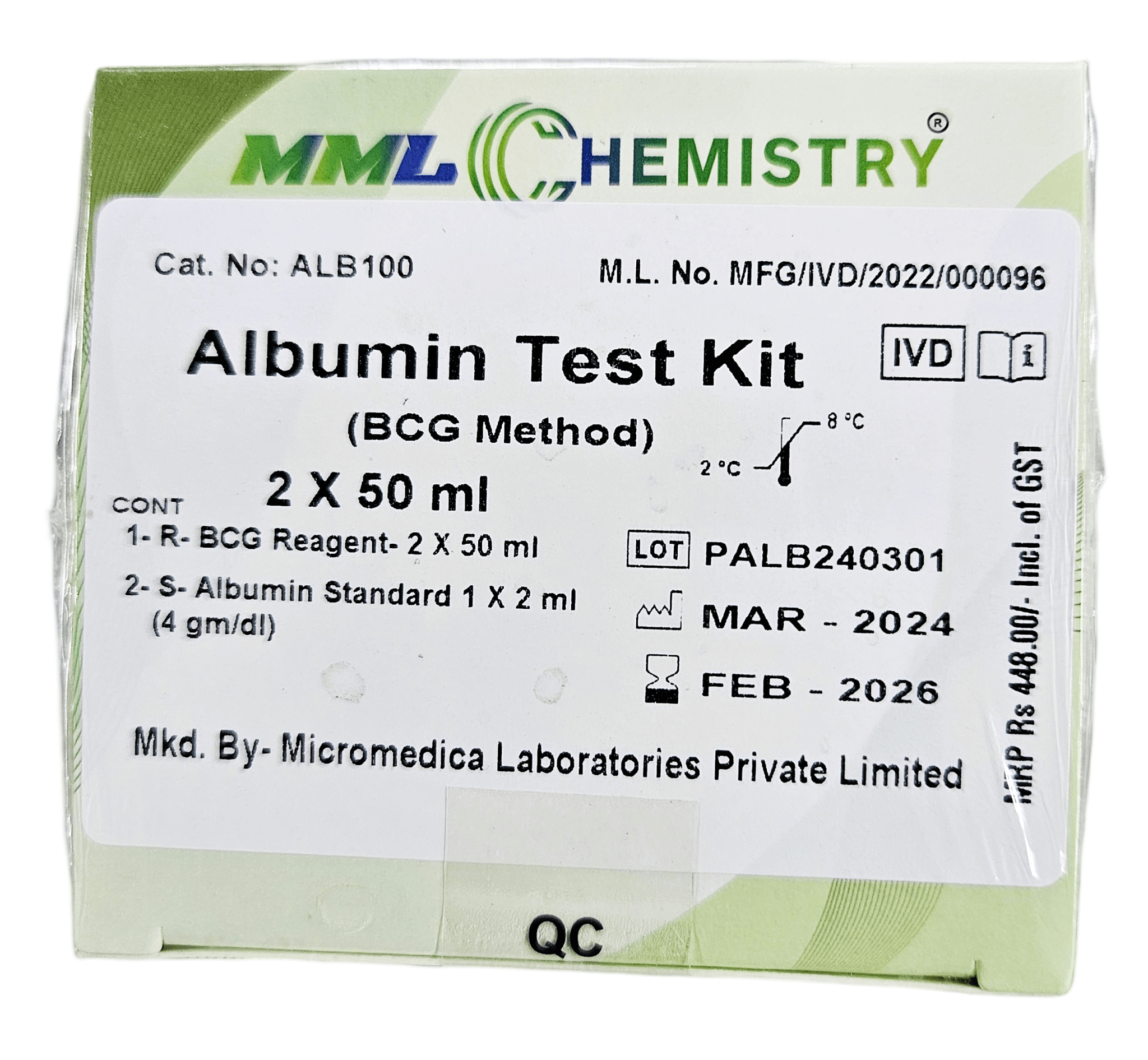 Micro Medica Albumin Liquid - Global Surgicals