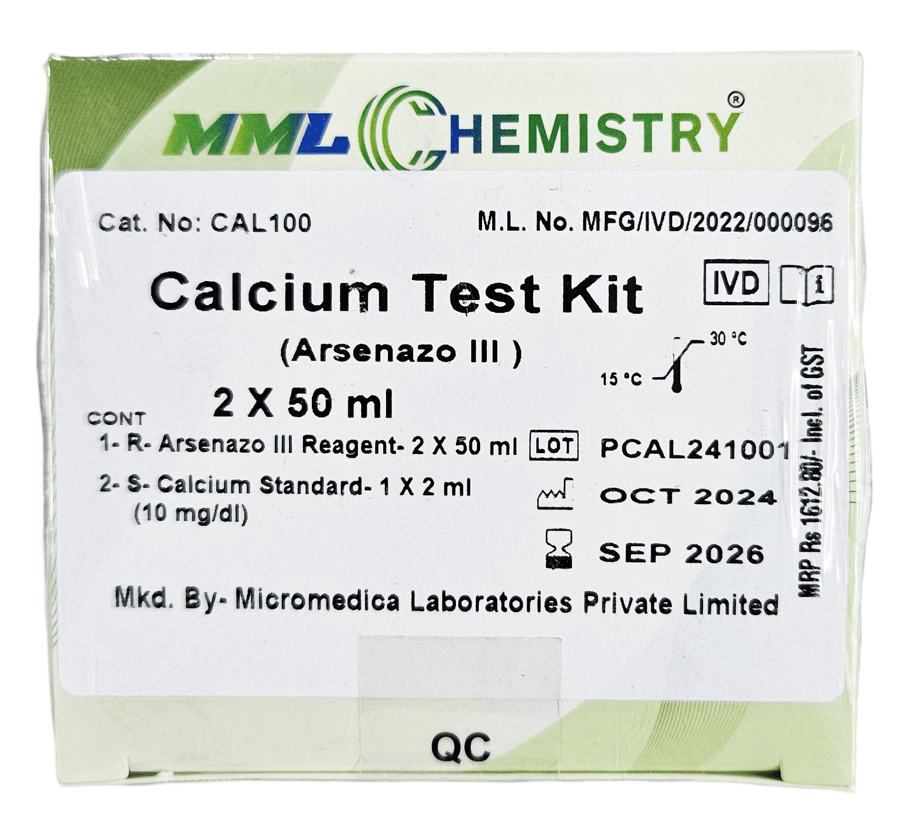 Micro Medica Calcium Liquid - Global Surgicals