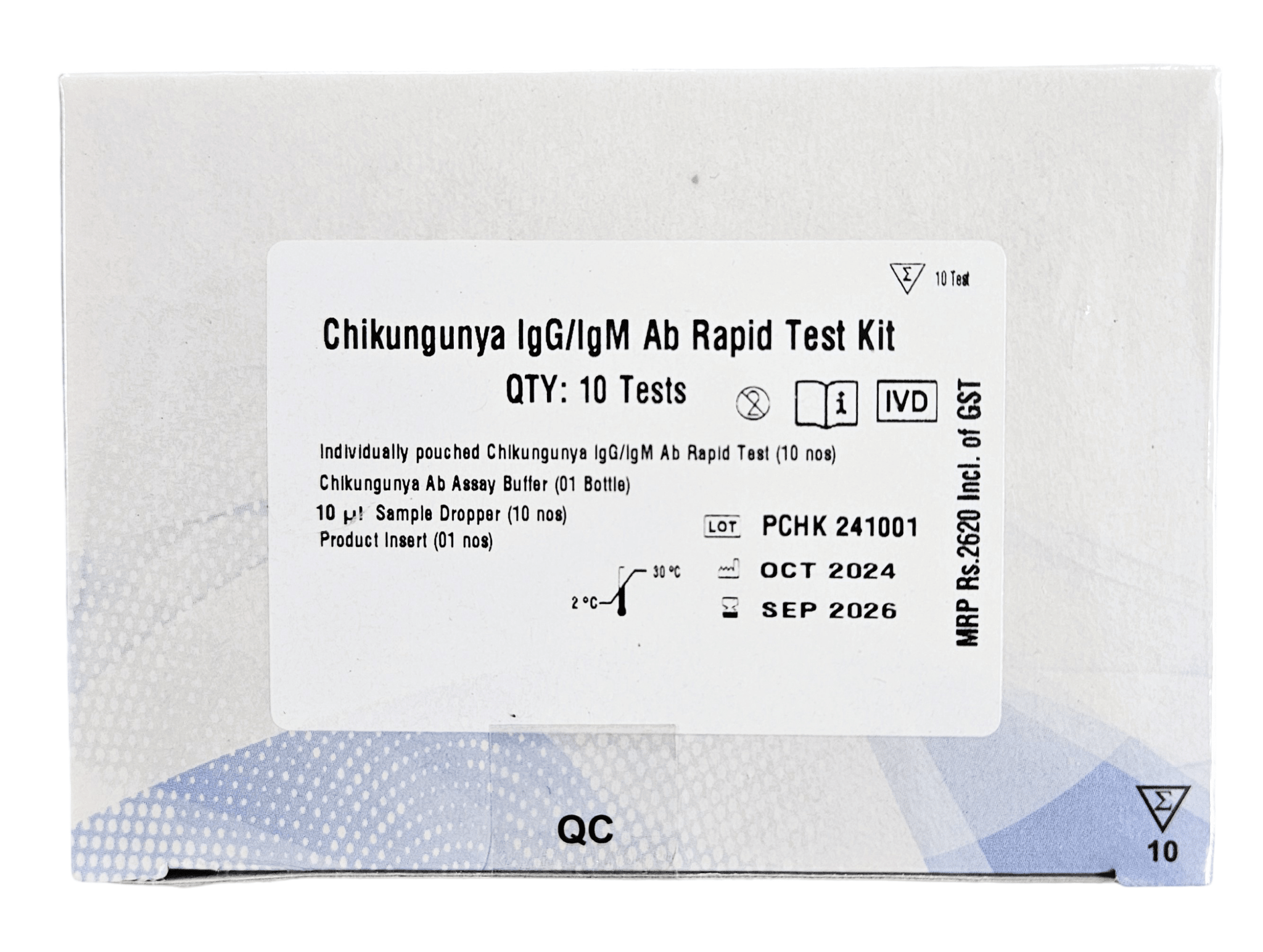 Micro Medica Chikunguniya Igg/Igm Rapid Test Kit - Global Surgicals