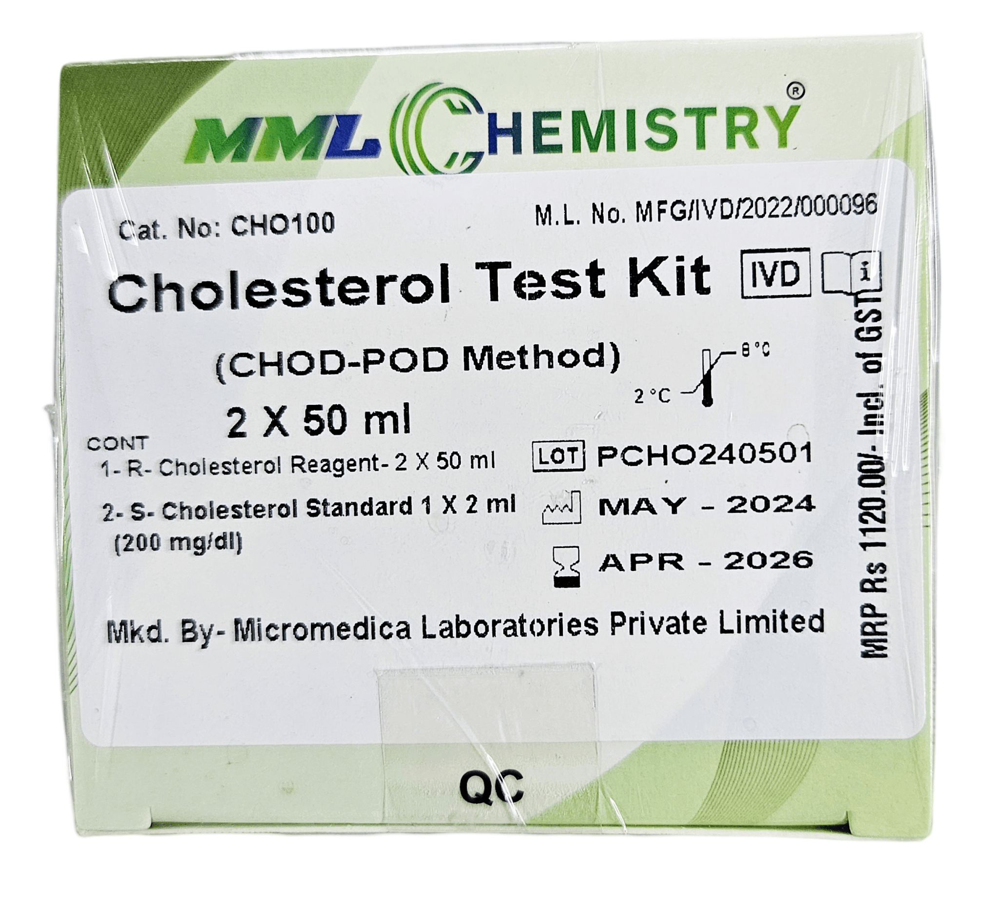 Micro Medica Cholesterol Liquid - Global Surgicals