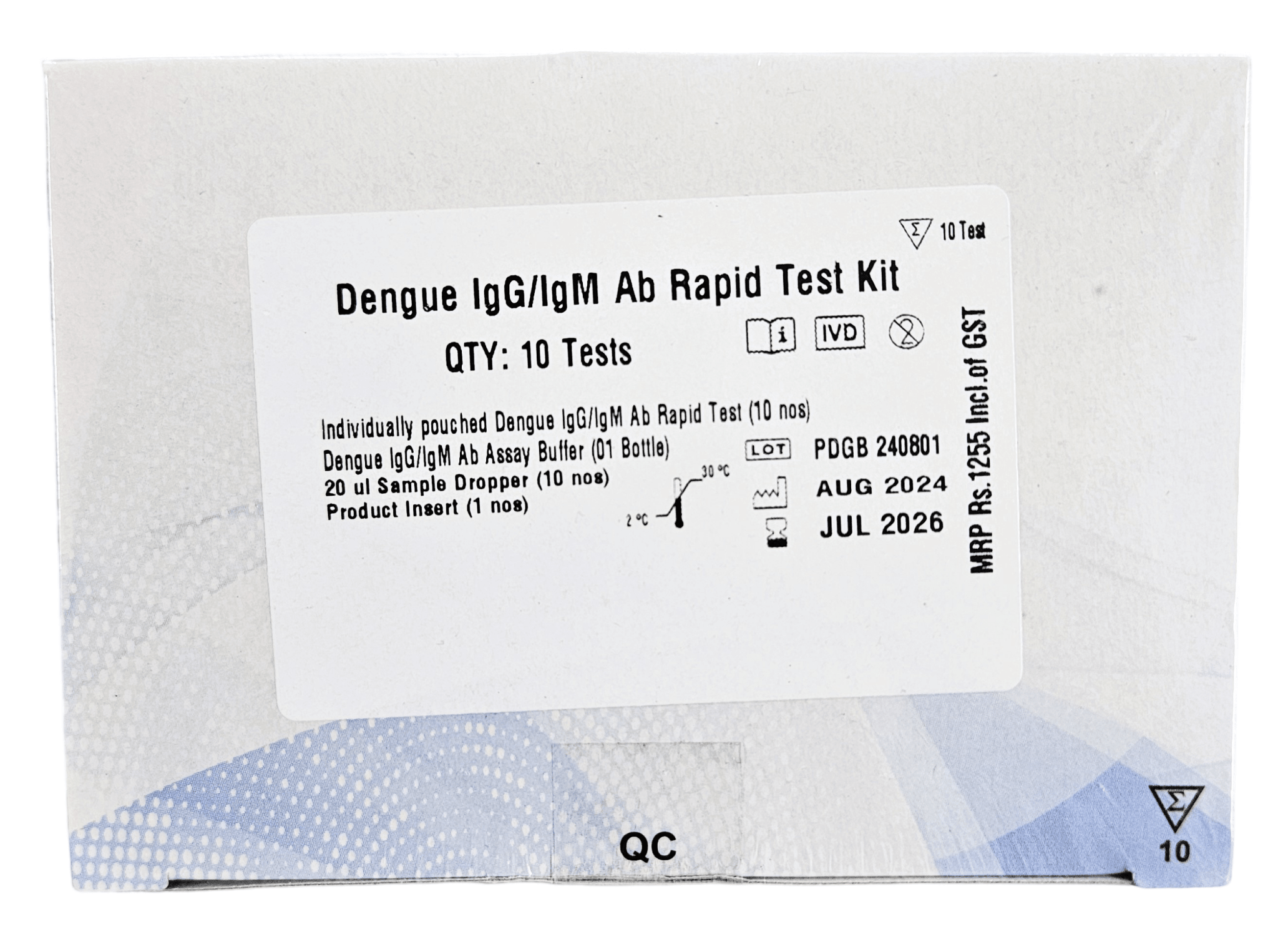 Micro Medica Dengue Igg/Igm Rapid Test Kit - Global Surgicals