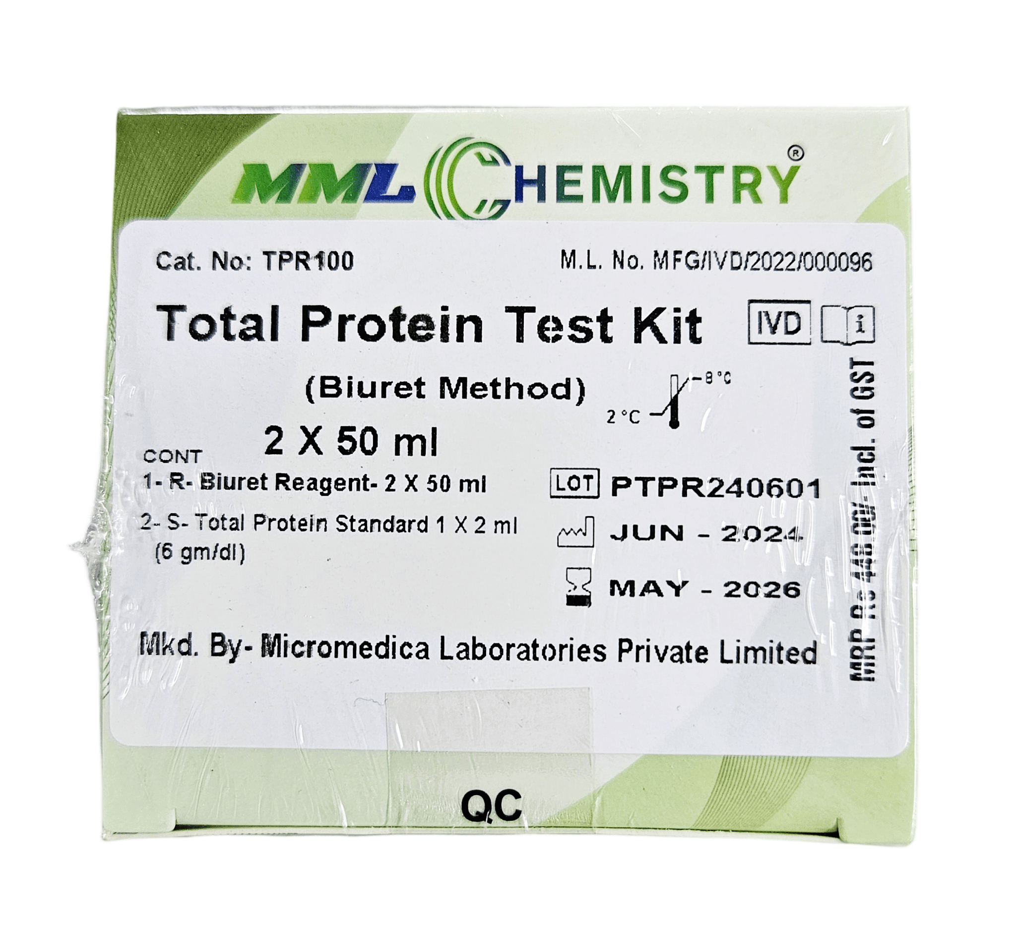Micro Medica Total Protein Liquid - Global Surgicals