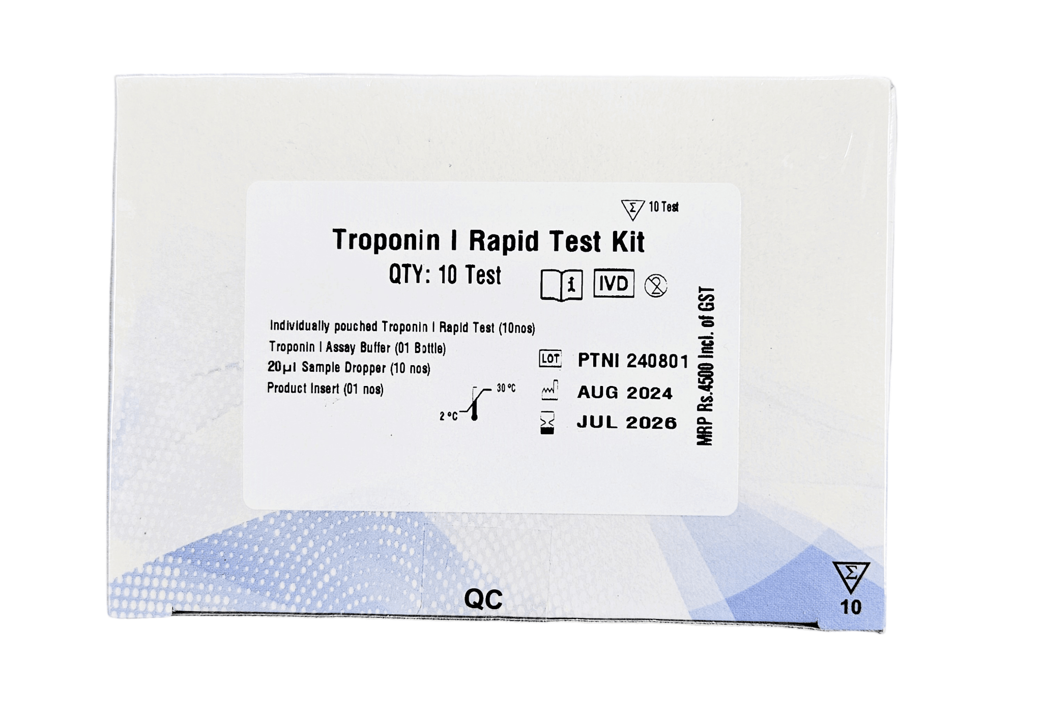 Micro Medica Troponin I Rapid Test Kit - Global Surgicals