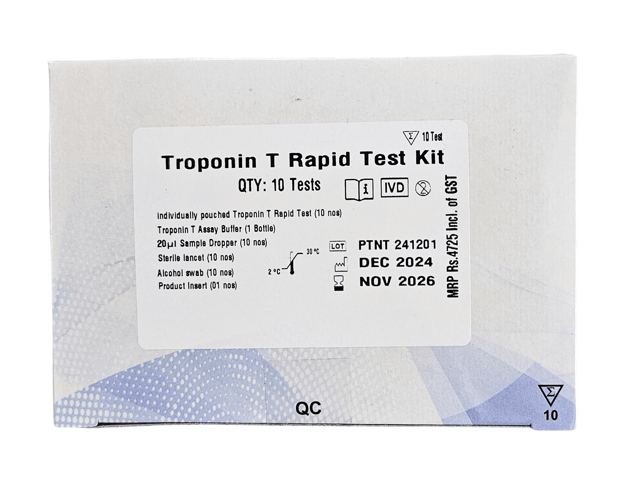 Micro Medica Troponin T Rapid Test Kit - Global Surgicals
