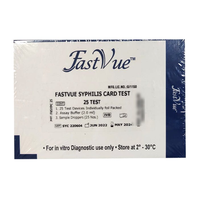 Microgene Fastvue Syphilis Card - Global Surgicals