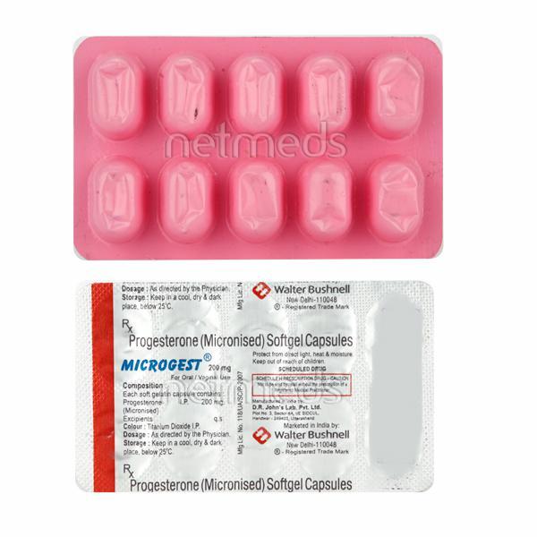 Microgest 100mg Capsule 10'S - Global Surgicals