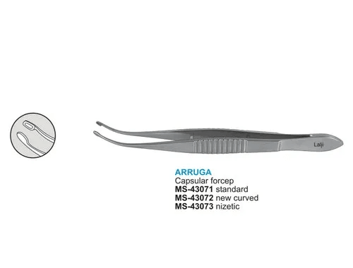 Microtrack Arruga Capsular Forceps - Global Surgicals