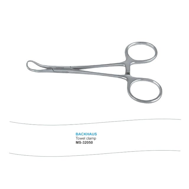 Microtrack Backhaus Towel Clamp - Global Surgicals