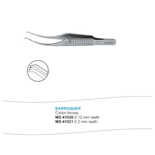 Microtrack Barraquer Colibri Forceps - Global Surgicals