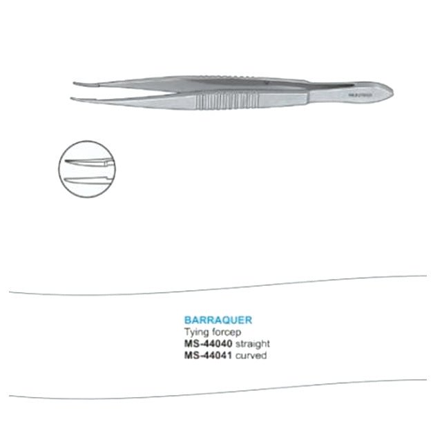 Microtrack Barraquer Tying Forceps - Global Surgicals