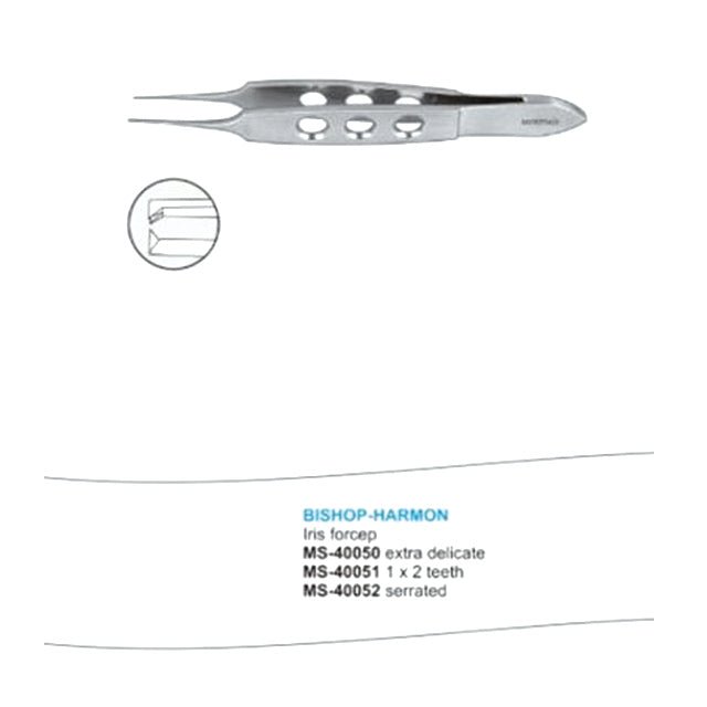 Microtrack Bishop Harmon Iris Forceps - Global Surgicals