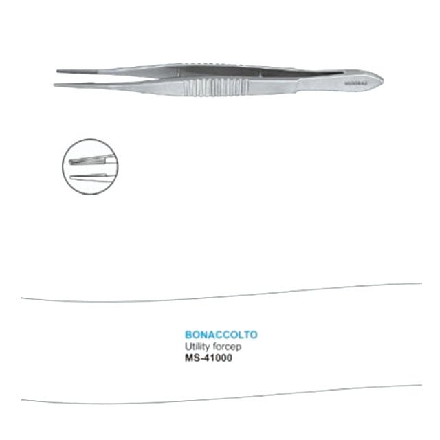 Microtrack Bonaccolto Utility Forceps - Global Surgicals