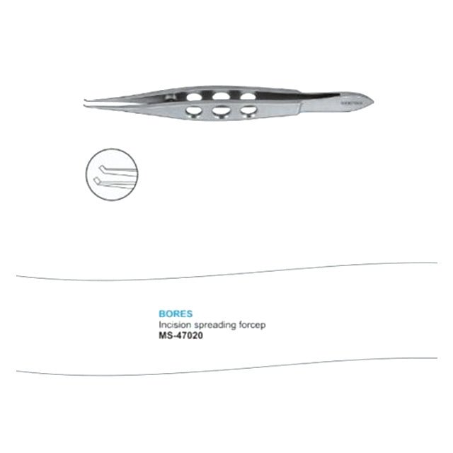 Microtrack Bores Incision Sperading Forceps - Global Surgicals