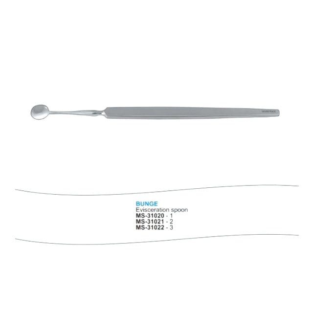Microtrack Bunge Evisceration Spoon - Global Surgicals