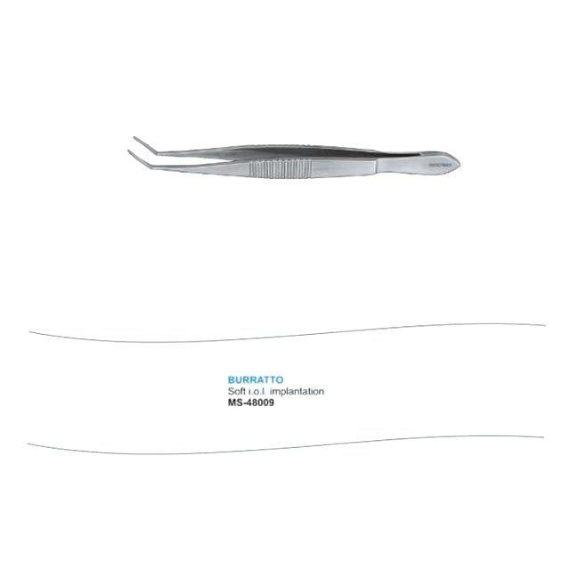 Microtrack Burratto Soft IOL Implantation Forceps - Global Surgicals