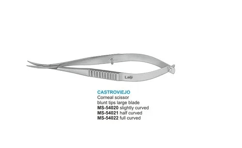 Microtrack Castroviejo Corneal Scissors - Global Surgicals