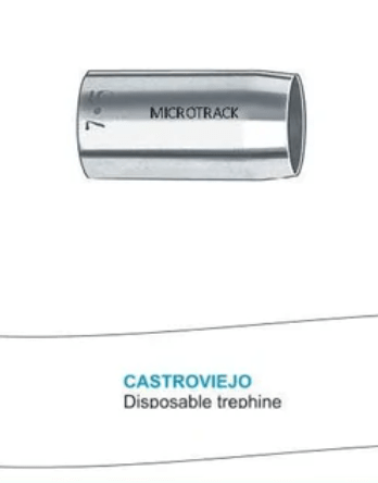 Microtrack Castroviejo Disposable Trephine - Global Surgicals