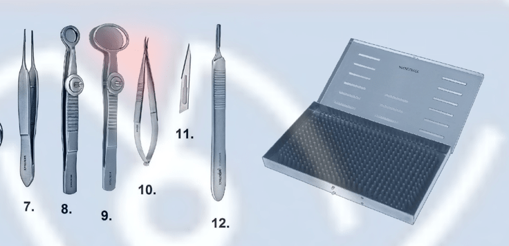 Microtrack Chalazion Surgical Instruments Set - Global Surgicals