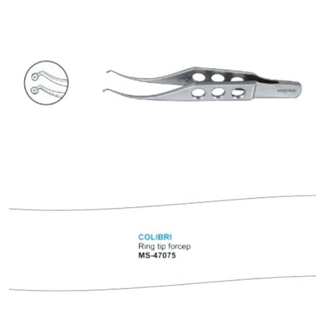 Microtrack Colibri Ring Tip Forceps - Global Surgicals