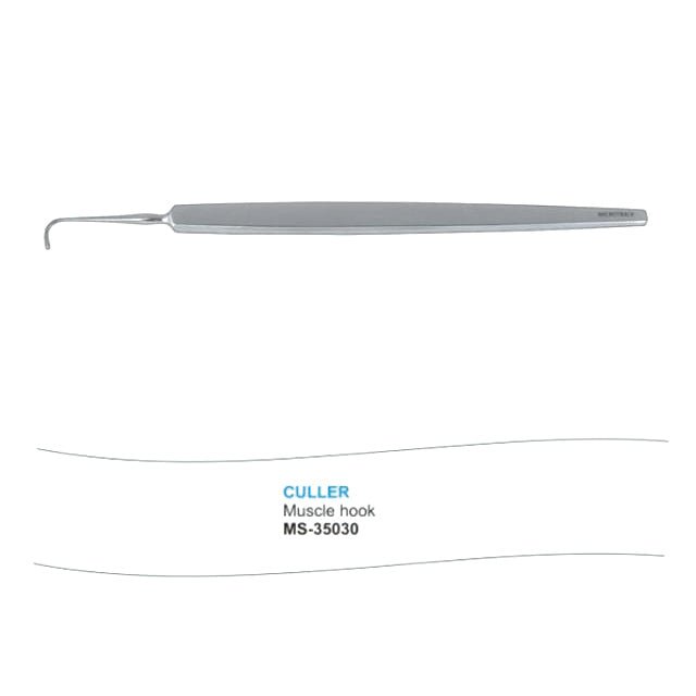 Microtrack Culler Muscle Hook - Global Surgicals