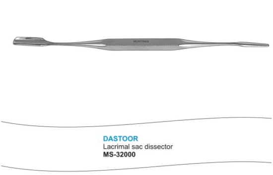 Microtrack Dastoor Lacrimal Sac Dissector - Global Surgicals