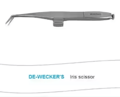 Microtrack De - wecker's Iris Scissors - Global Surgicals