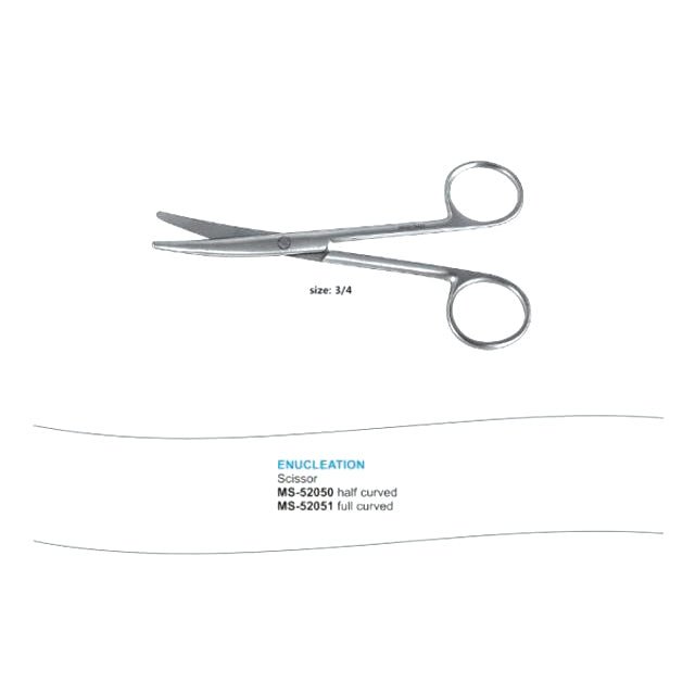 Microtrack Enucleation Scissors - Global Surgicals