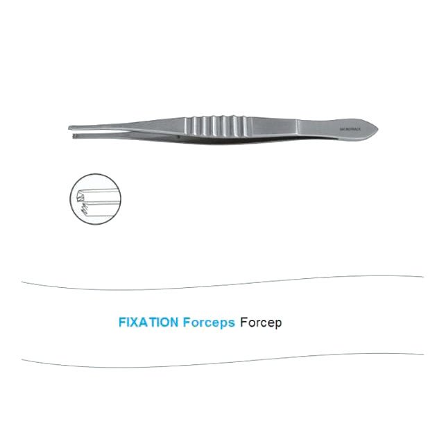 Microtrack Fixation Forceps - Global Surgicals