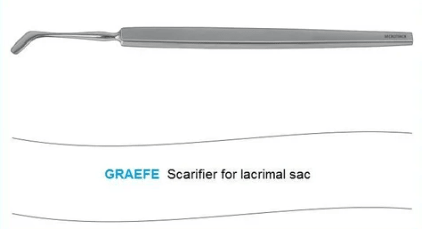 Microtrack Graefe Scarifier For Lacrimal Sac - Global Surgicals