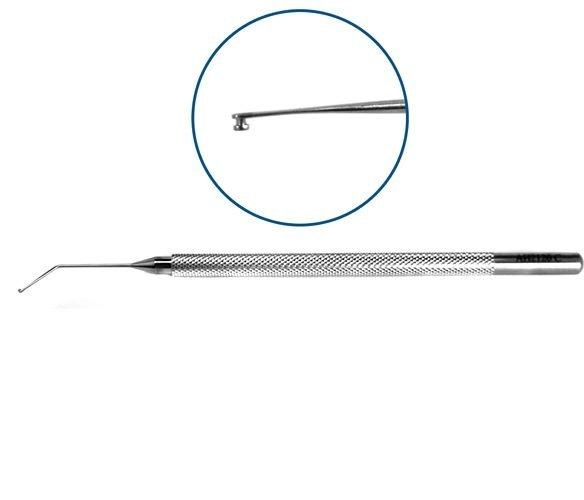 Microtrack Graether Collar Button Micro Iris Retractor - Global Surgicals
