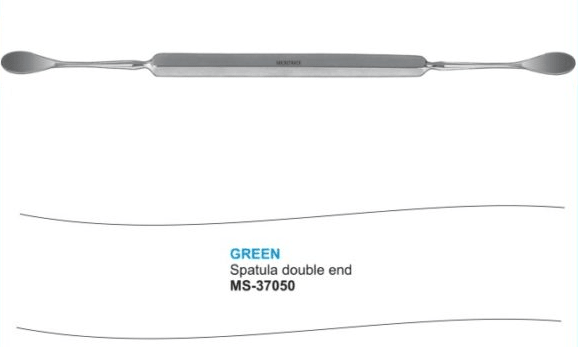 Microtrack Green Spatula - Global Surgicals
