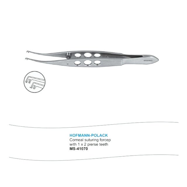 Microtrack Hofmann - Polack Corneal Suturing Forceps - Global Surgicals