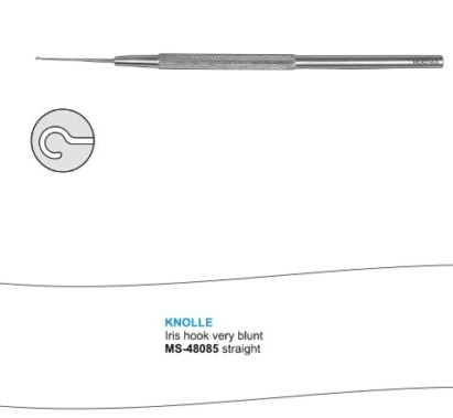 Microtrack Knolle Iris Hook - Global Surgicals