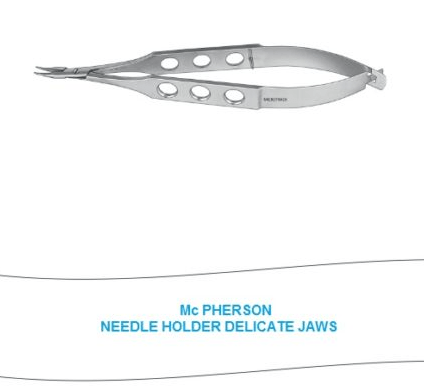 Microtrack McPherson Needle Holder - Global Surgicals
