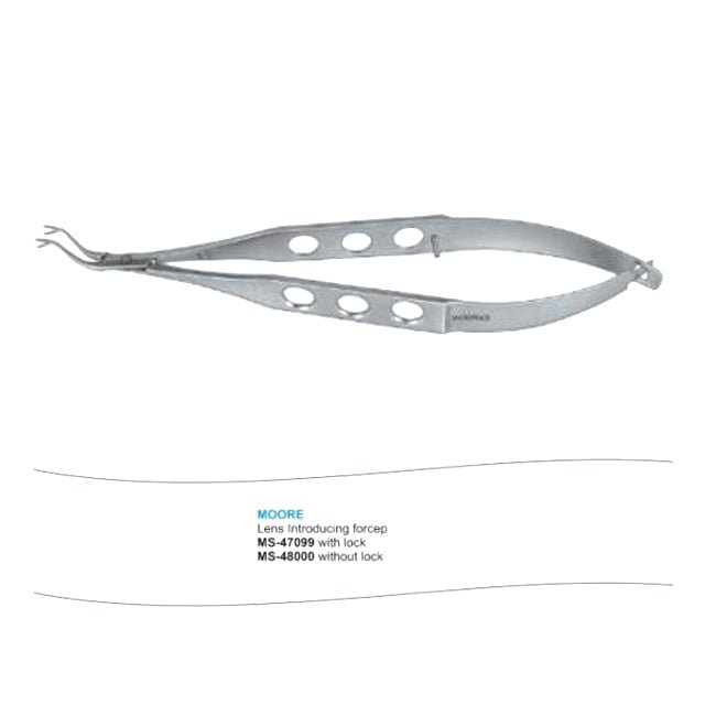 Microtrack Moore Lens Introducing Forceps - Global Surgicals
