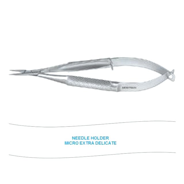 Microtrack Needle Holder Micro Extra Delicate - Global Surgicals