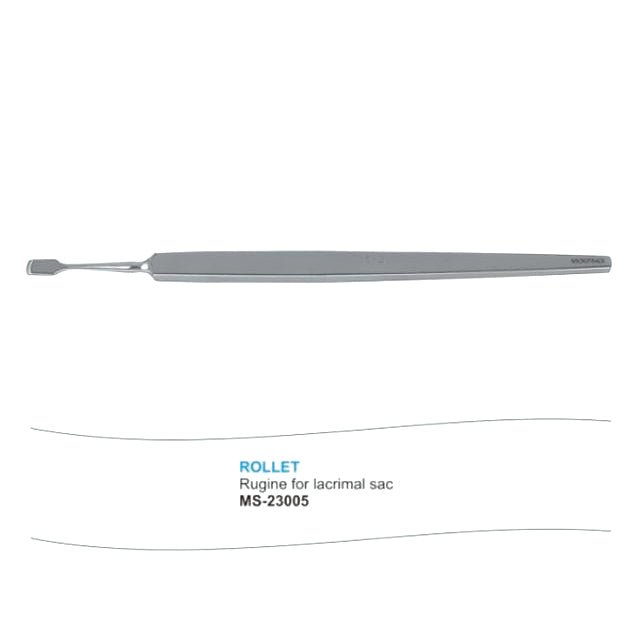 Microtrack Rollet Rugine For Lacrimal Sac - Global Surgicals