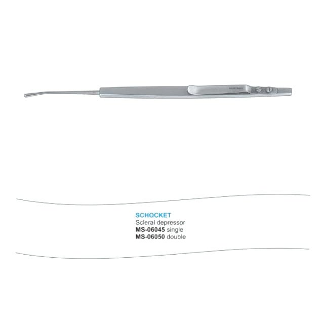 Microtrack Schocket Scleral Depressor - Global Surgicals