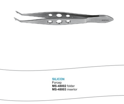 Microtrack Silicon Lens Forceps - Global Surgicals