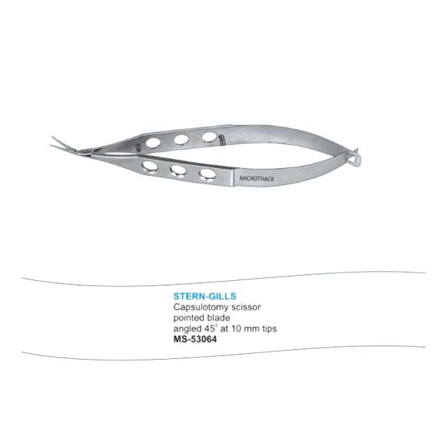 Microtrack Stern - Gills Capsulotomy Scissor - Global Surgicals