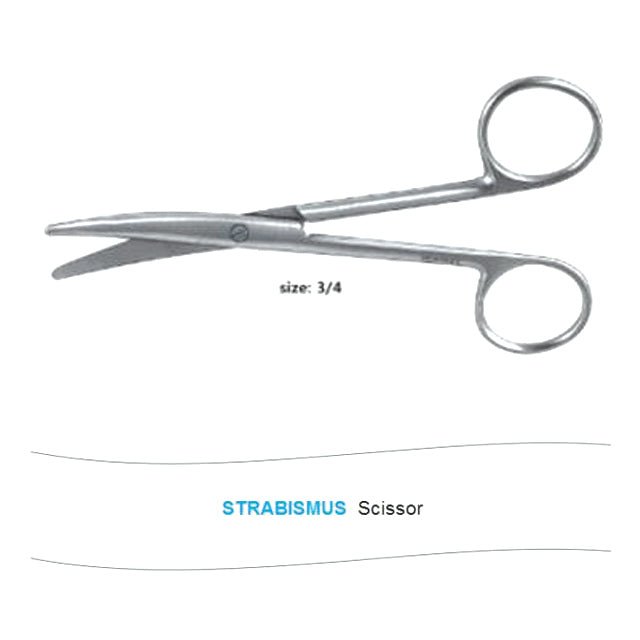 Microtrack Strabismus Scissors - Global Surgicals