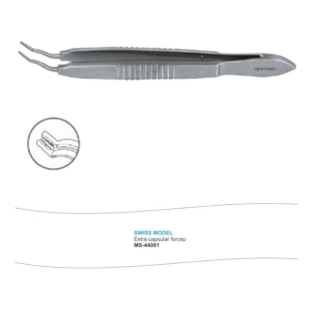 Microtrack Swiss Model Extra Capsular Forcep - Global Surgicals