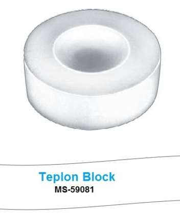 Microtrack Teflon Block - Global Surgicals