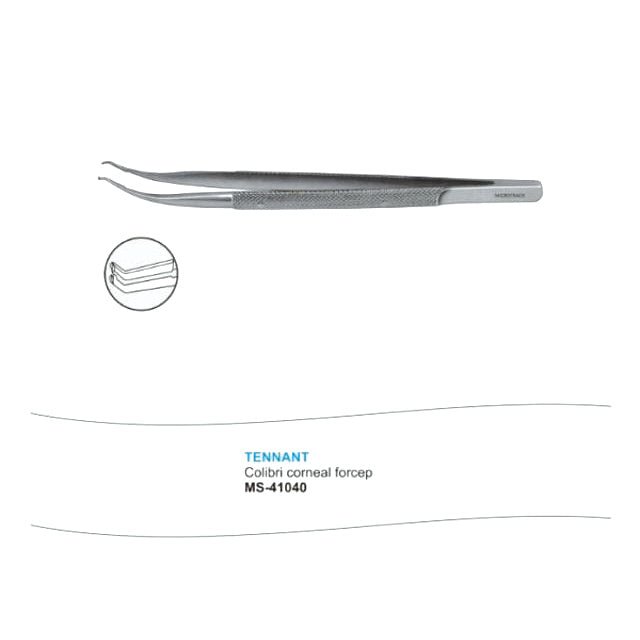 Microtrack Tennant Colibri Corneal Forceps - Global Surgicals
