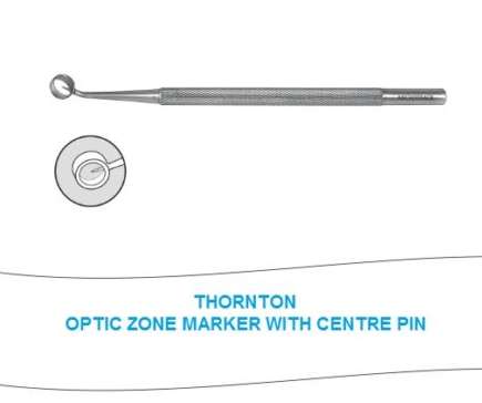 Microtrack Thornton Optic Zone Marker With Centre Pin - Global Surgicals