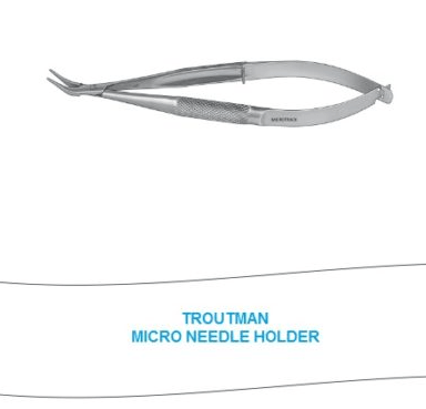 Microtrack Troutman Micro Needle Holder - Global Surgicals