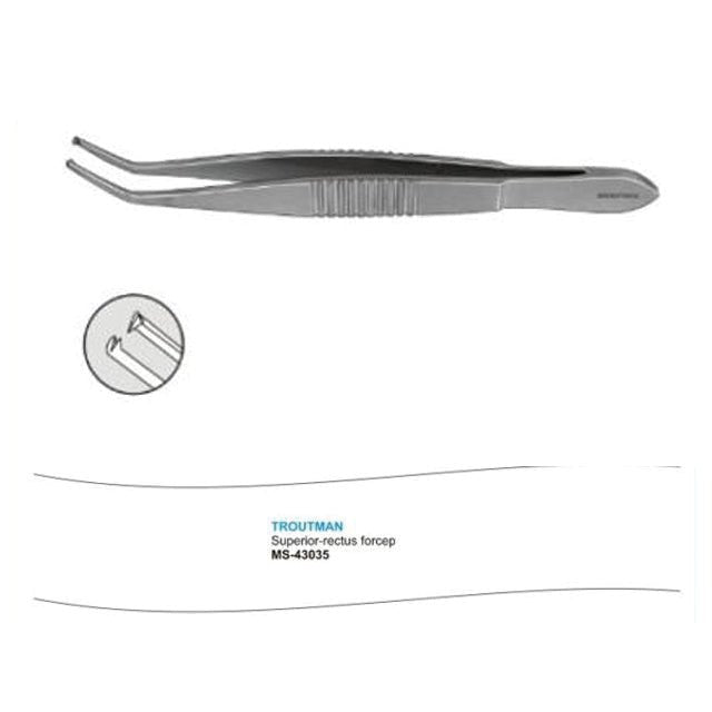 Microtrack Troutman Superior Rectus Forceps - Global Surgicals