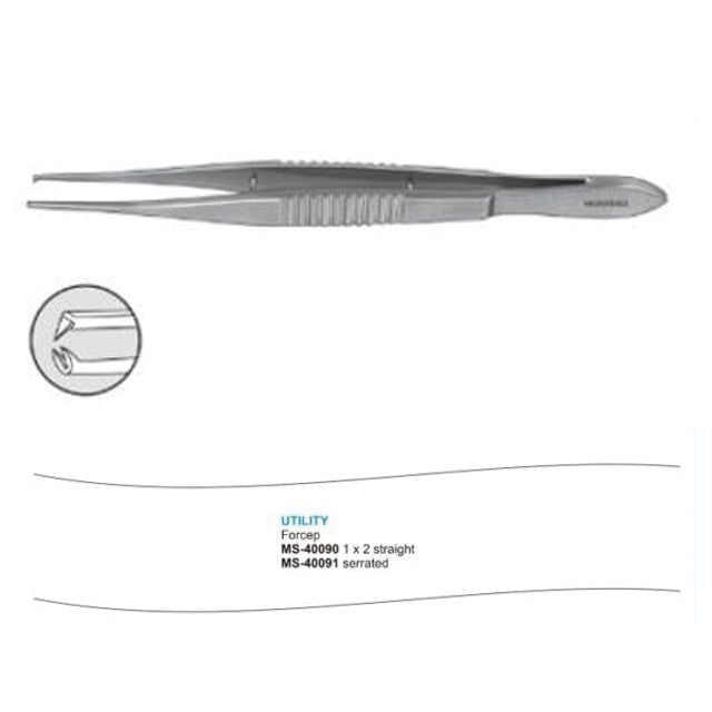 Microtrack Utility Forceps - Global Surgicals