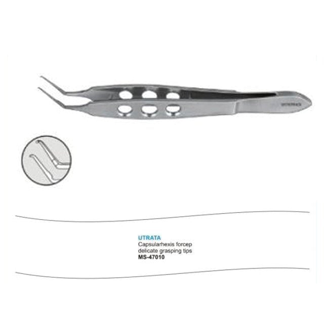 Microtrack Utrata Capsularhexis Forceps - Global Surgicals